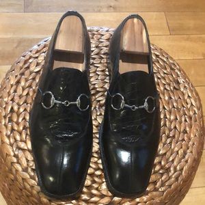 This R. Martegani Black size 11 slip-ons